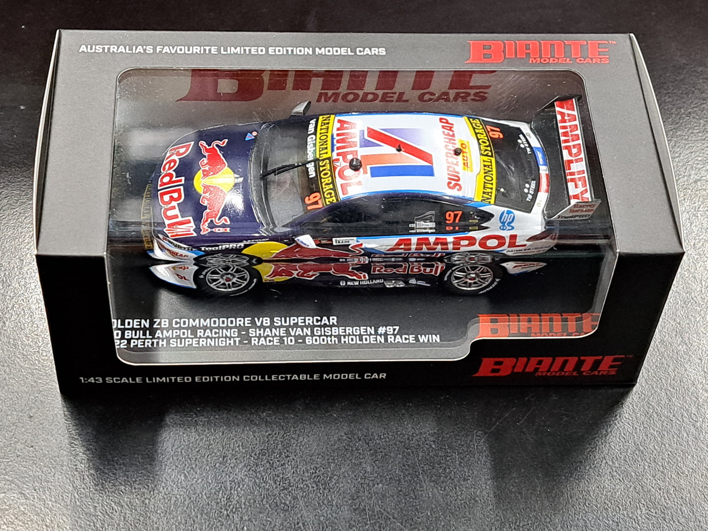 1/43 2022 HOLDEN ZB COMMODORE SHANE VAN GISBERGEN PERTH