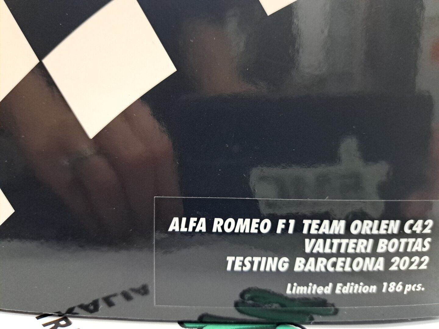 1:18 ALFA ROMEO C42 VALTTERI BOTTAS TEST BARCELONA 2022 - 117229977 Minichamps