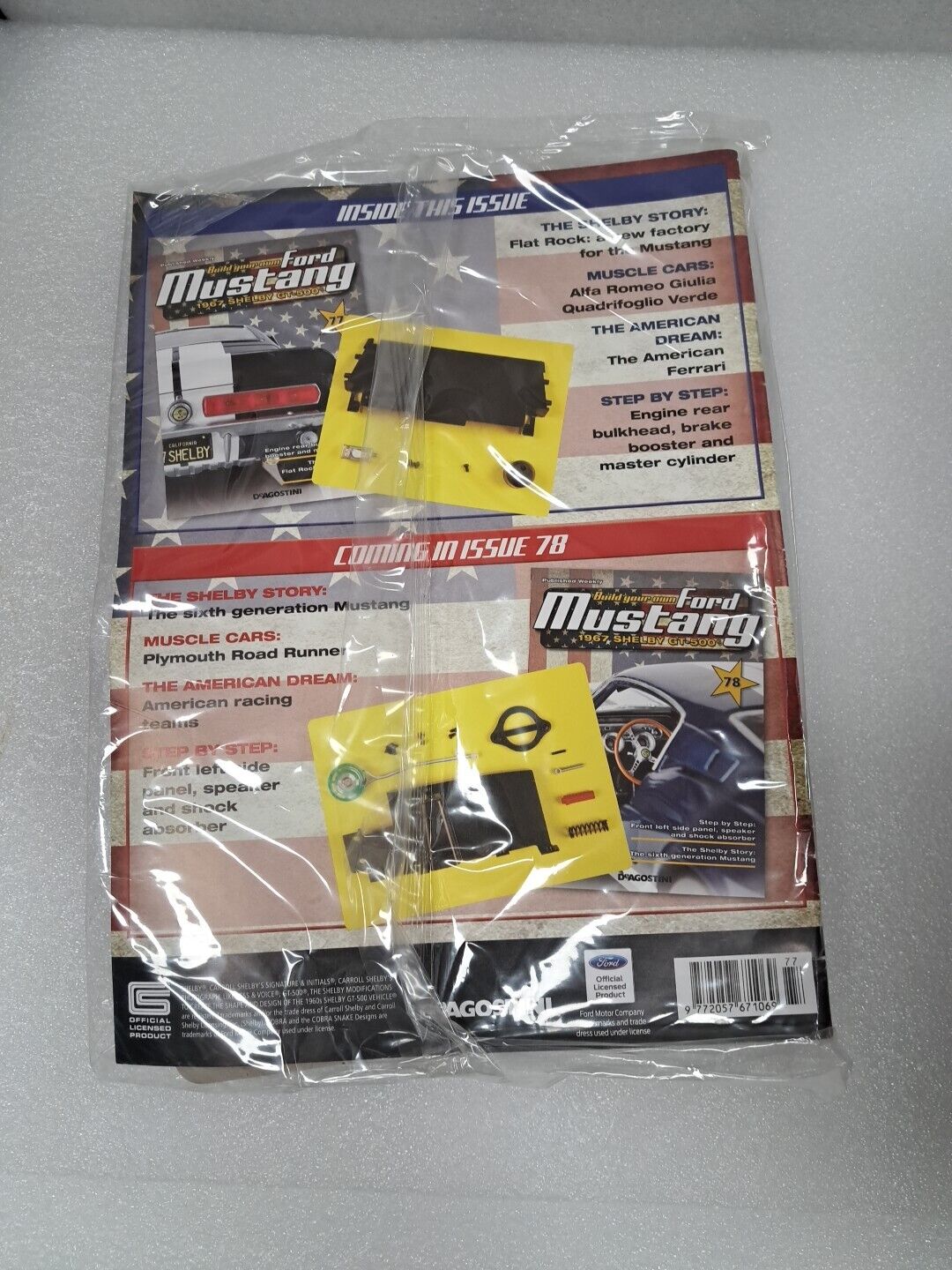 1/8 DeAgostini "Build Your Own" 1967 FORD MUSTANG SHELBY GT500 Issue 77