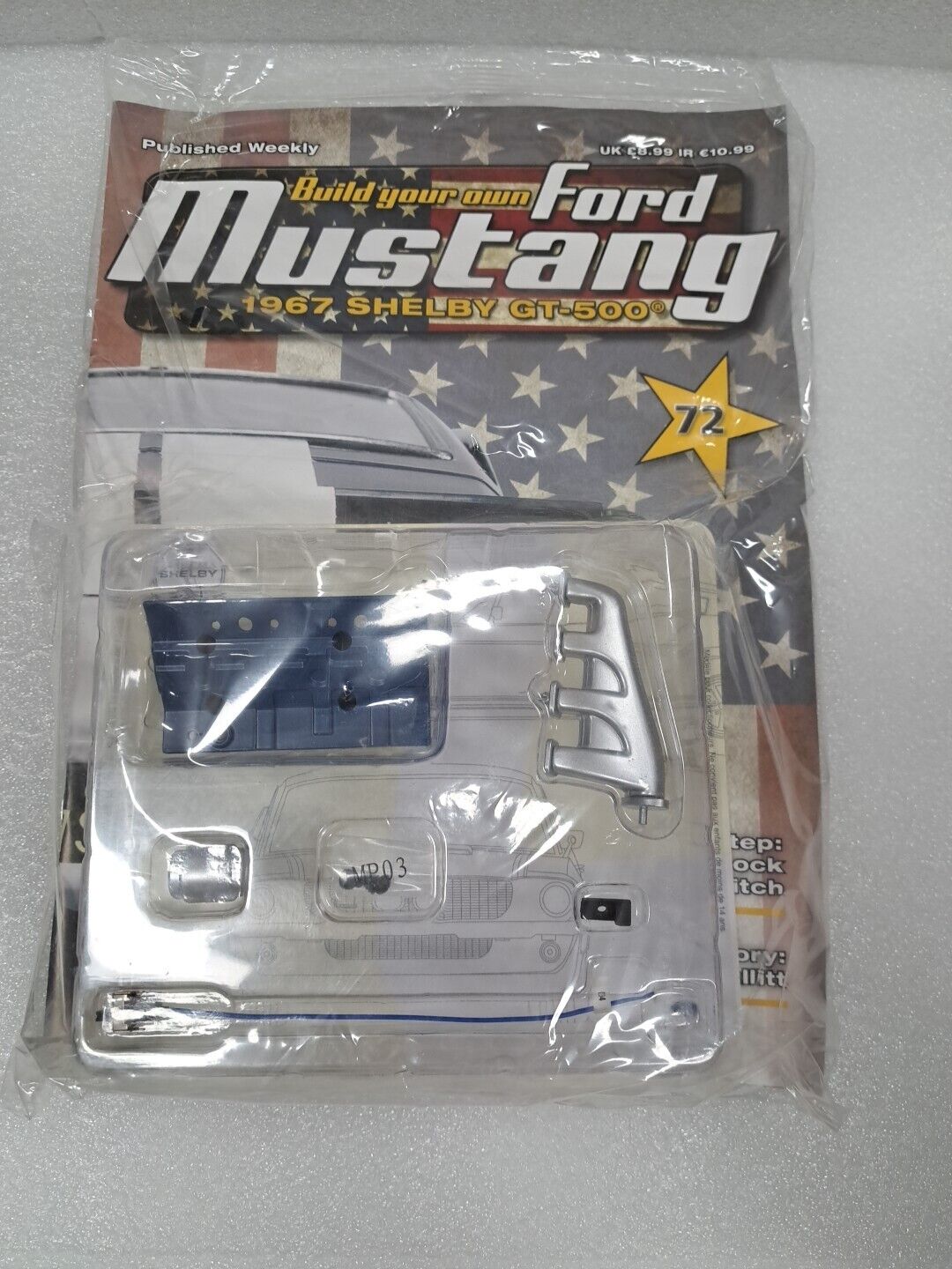 1/8 DeAgostini "Build Your Own" 1967 FORD MUSTANG SHELBY GT500 Issue 72