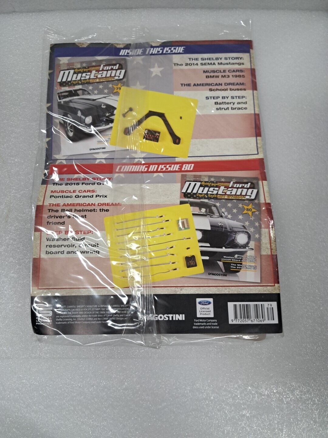 1/8 DeAgostini "Build Your Own" 1967 FORD MUSTANG SHELBY GT500 Issue 79