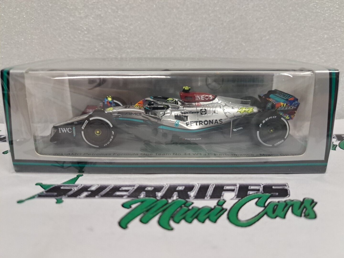 1/43 Spark Mercedes AMG Petronas W13 E Lewis Hamilton #44 Miami Gp 2022 S8536