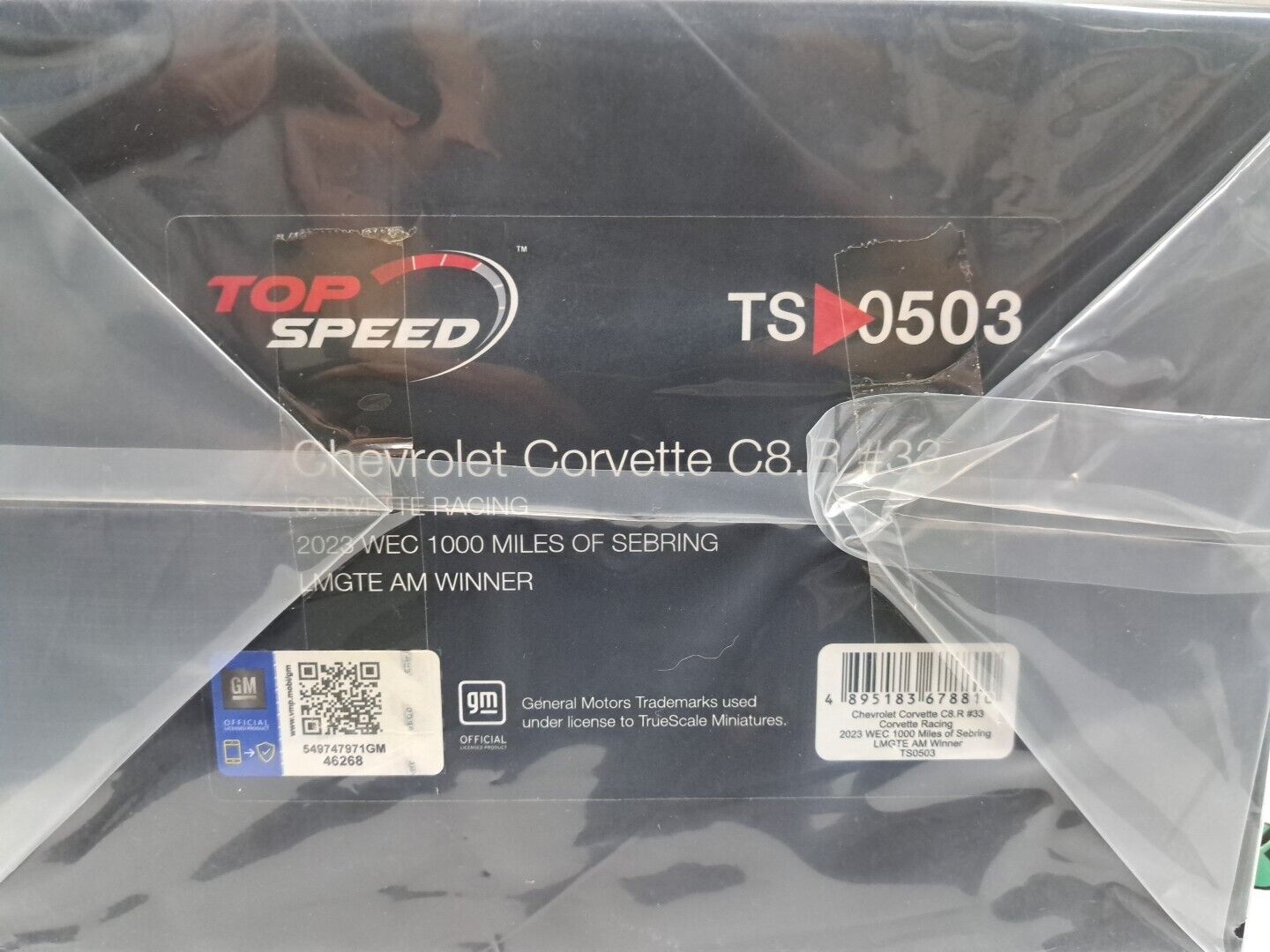 1/18 Chevrolet Corvette C8.R #33 2023 WEC 1000M Sebring Top Speed TS0503
