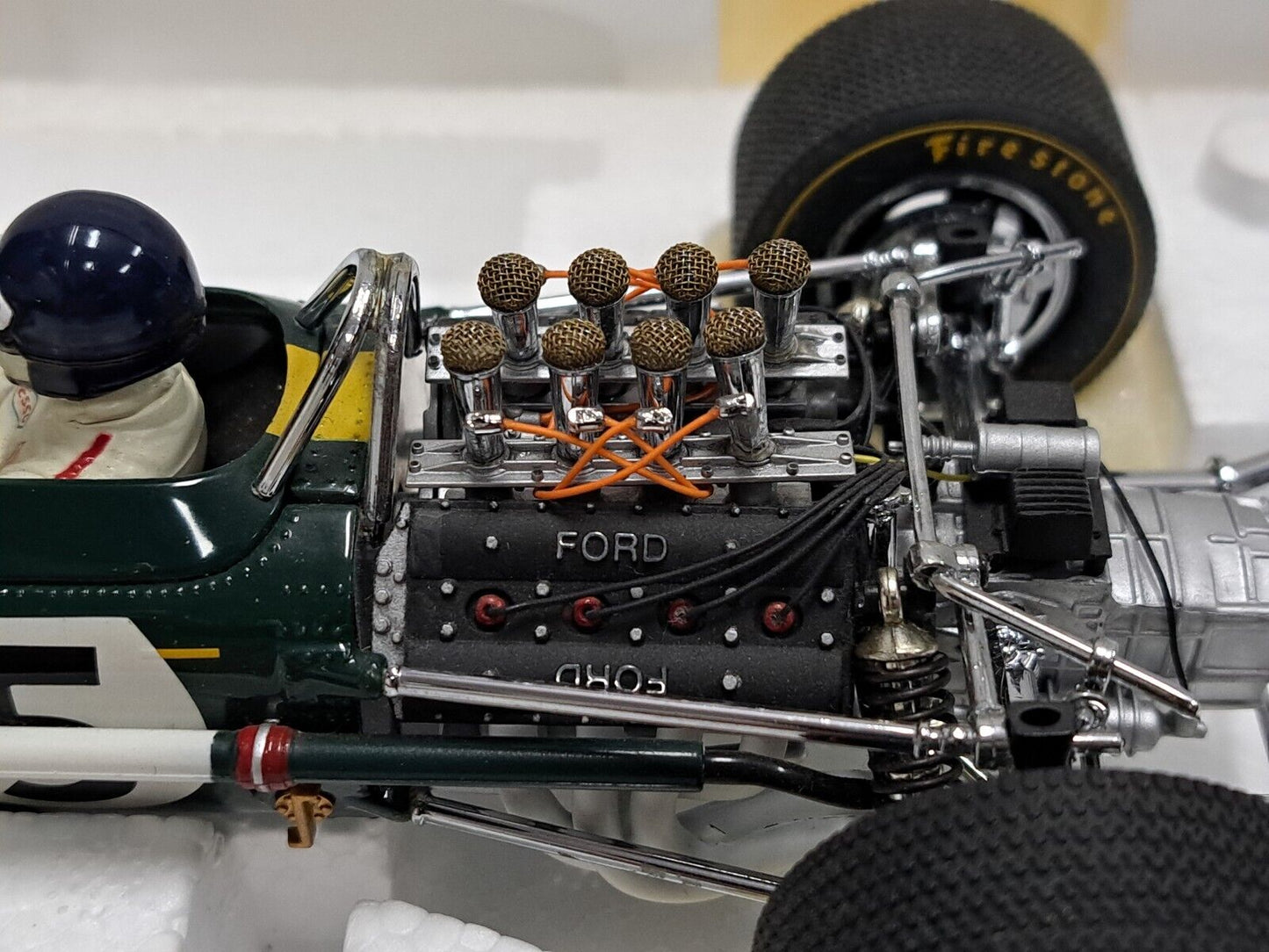 1/18 EXOTO 1967 #5 Lotus Ford 49 Dutch GP Jim Clark 97001 Like New