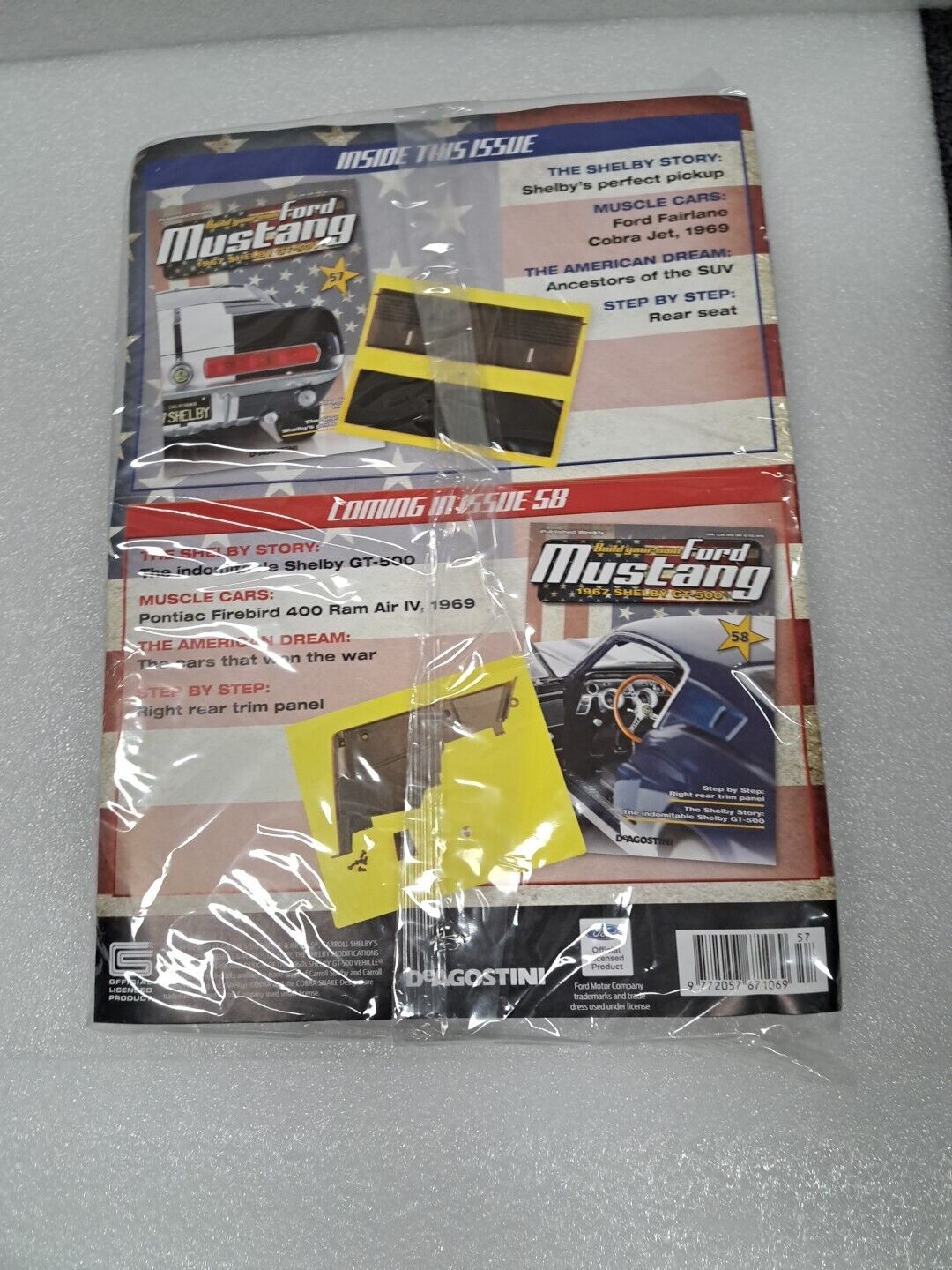 1/8 DeAgostini "Build Your Own" 1967 FORD MUSTANG SHELBY GT500 Issue 57