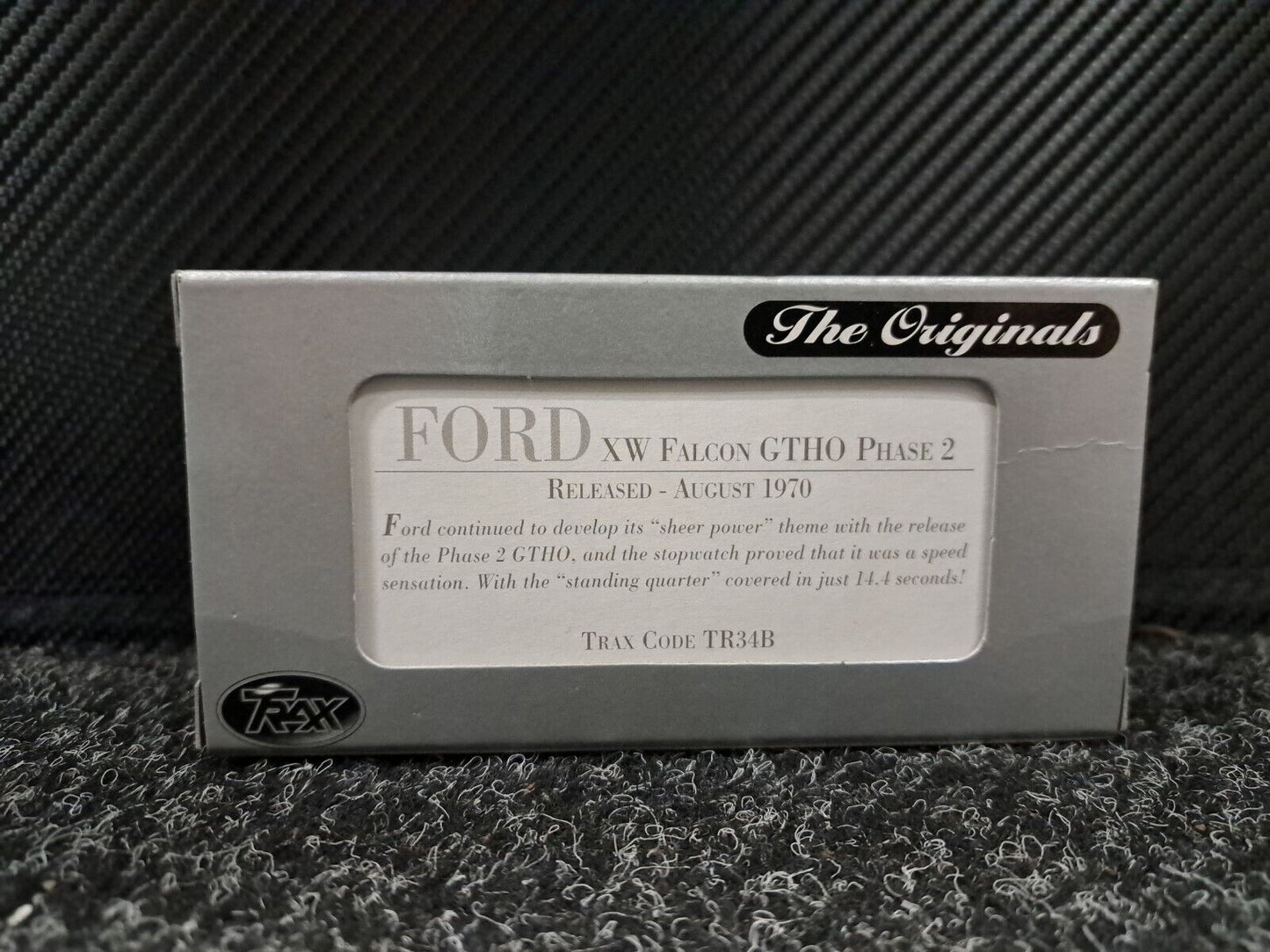 1/43 Trax FORD XW Falcon GTHO Phase 2 Silver Fox/ Orange Stripe