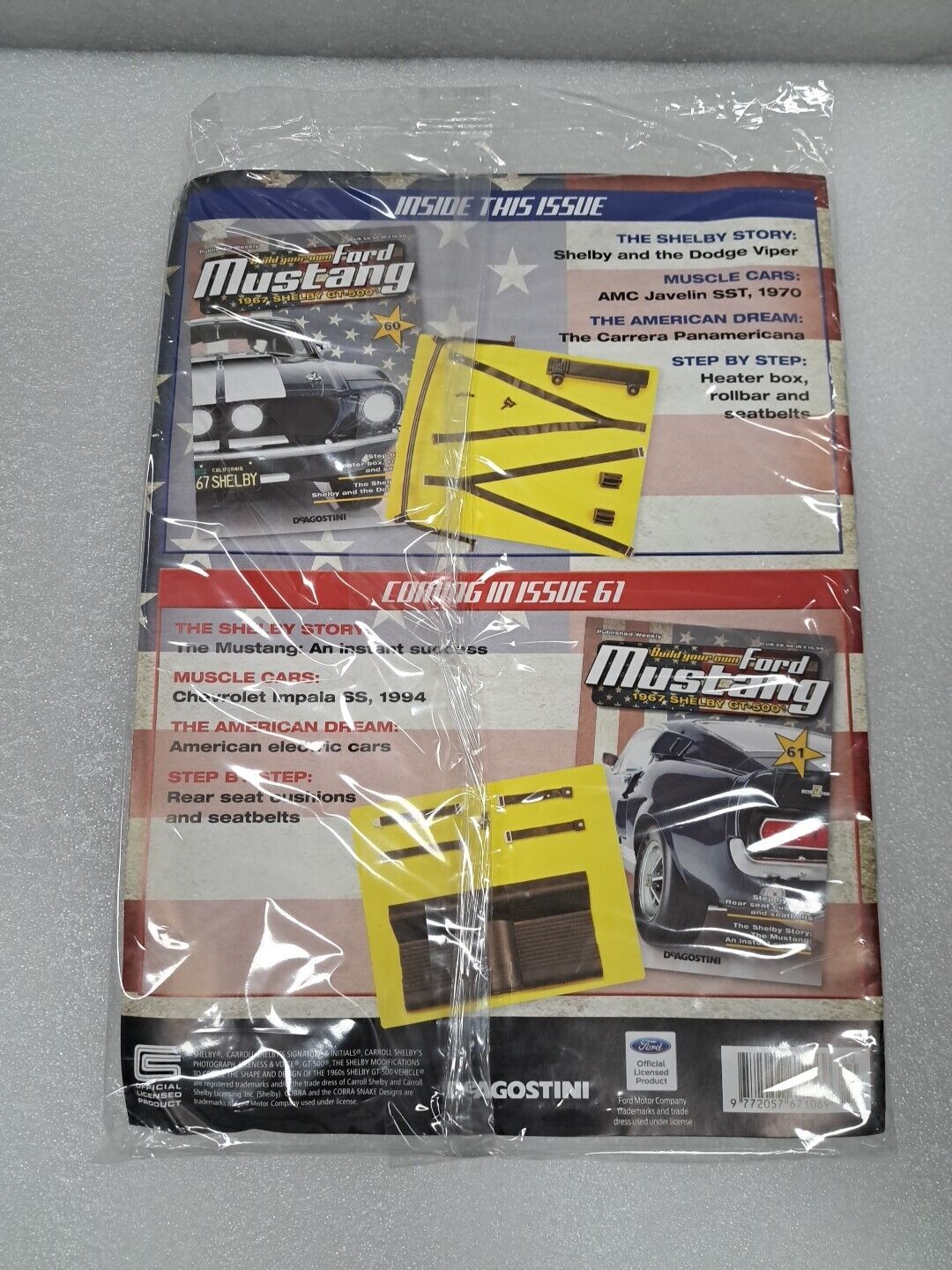 1/8 DeAgostini "Build Your Own" 1967 FORD MUSTANG SHELBY GT500 Issue 60