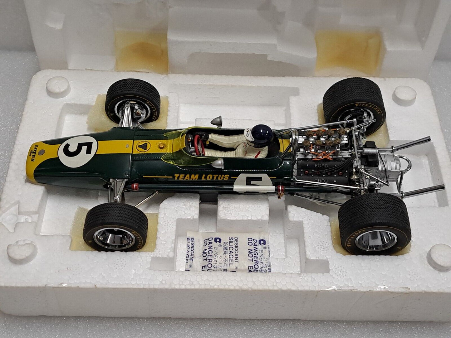 1/18 EXOTO 1967 #5 Lotus Ford 49 Dutch GP Jim Clark 97001 Like New
