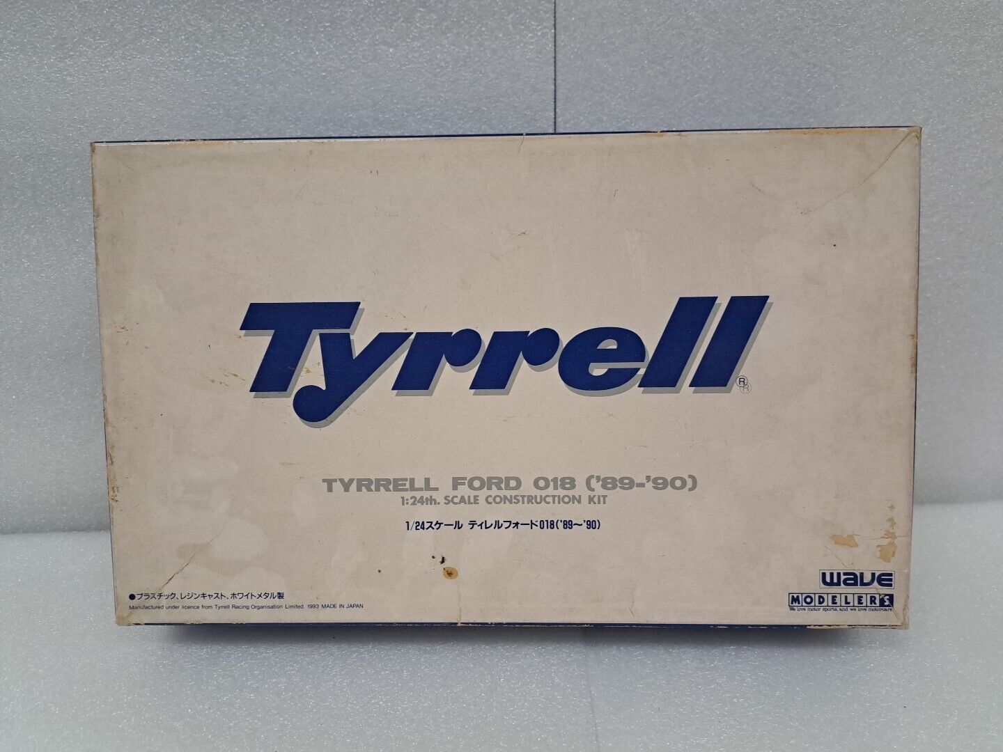 1/24 Tyrrell Ford 018 (1989-90) Alesi Wave Modeller's FI-37 MODEL KIT