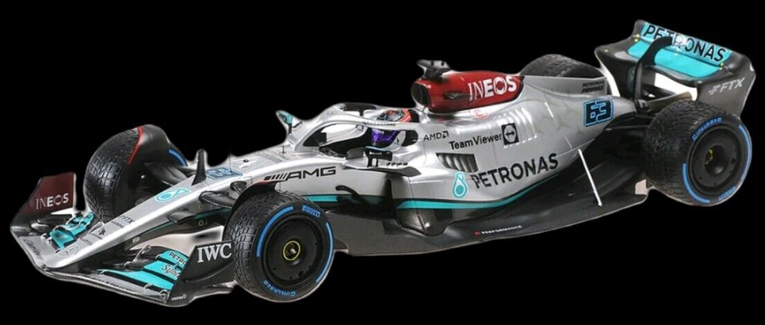 1/18 Minichamps F1 MERCEDES AMG W13 GEORGE RUSSELL MONACO GP 2022
