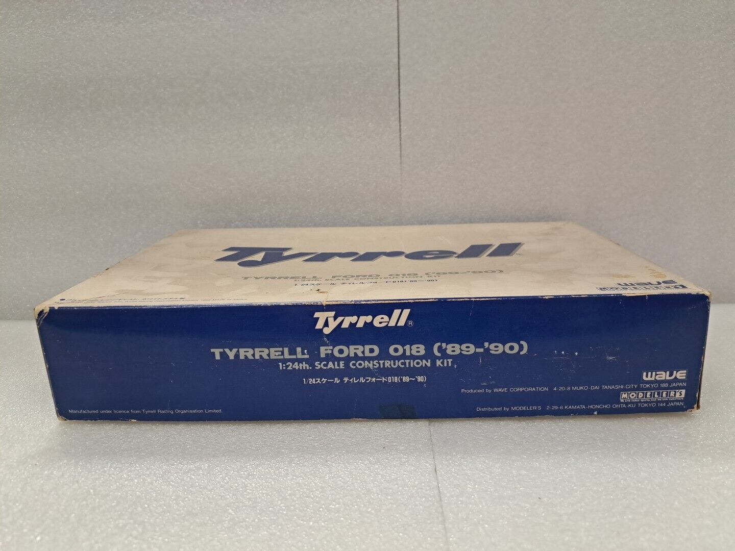 1/24 Tyrrell Ford 018 (1989-90) Alesi Wave Modeller's FI-37 MODEL KIT