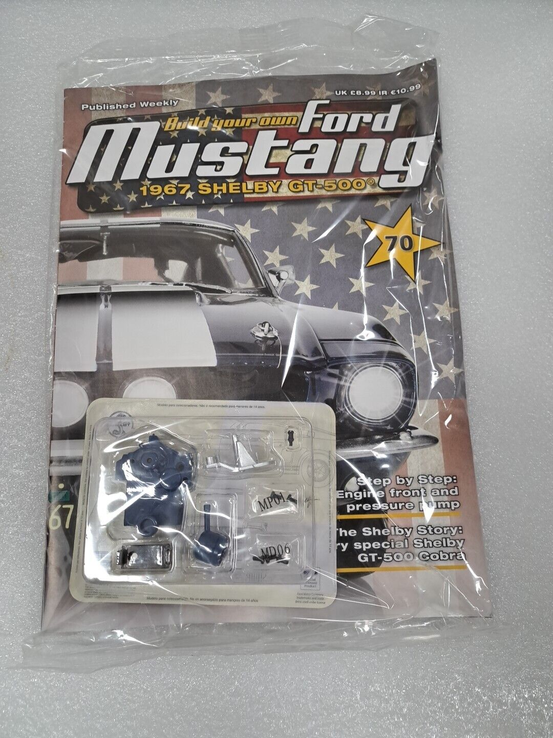 1/8 DeAgostini "Build Your Own" 1967 FORD MUSTANG SHELBY GT500 Issue 70