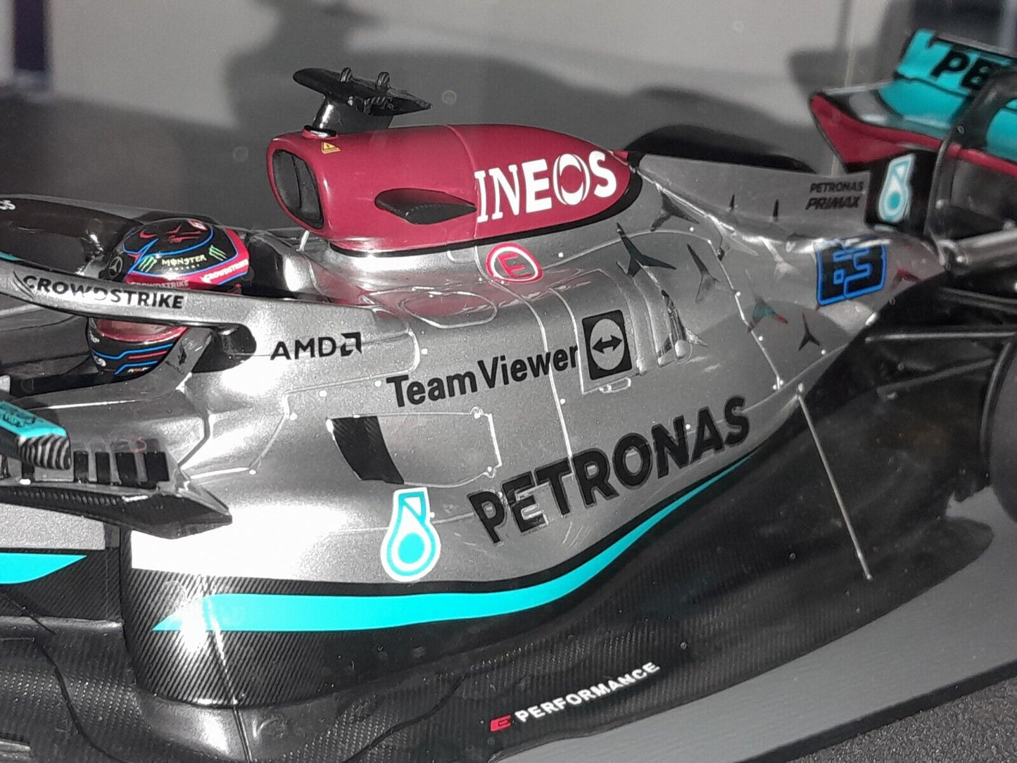 ๐1:18 Spark Mercedes F1 Team W13 #63 G. RUSSELL 2022 4th Bahrain GP๐