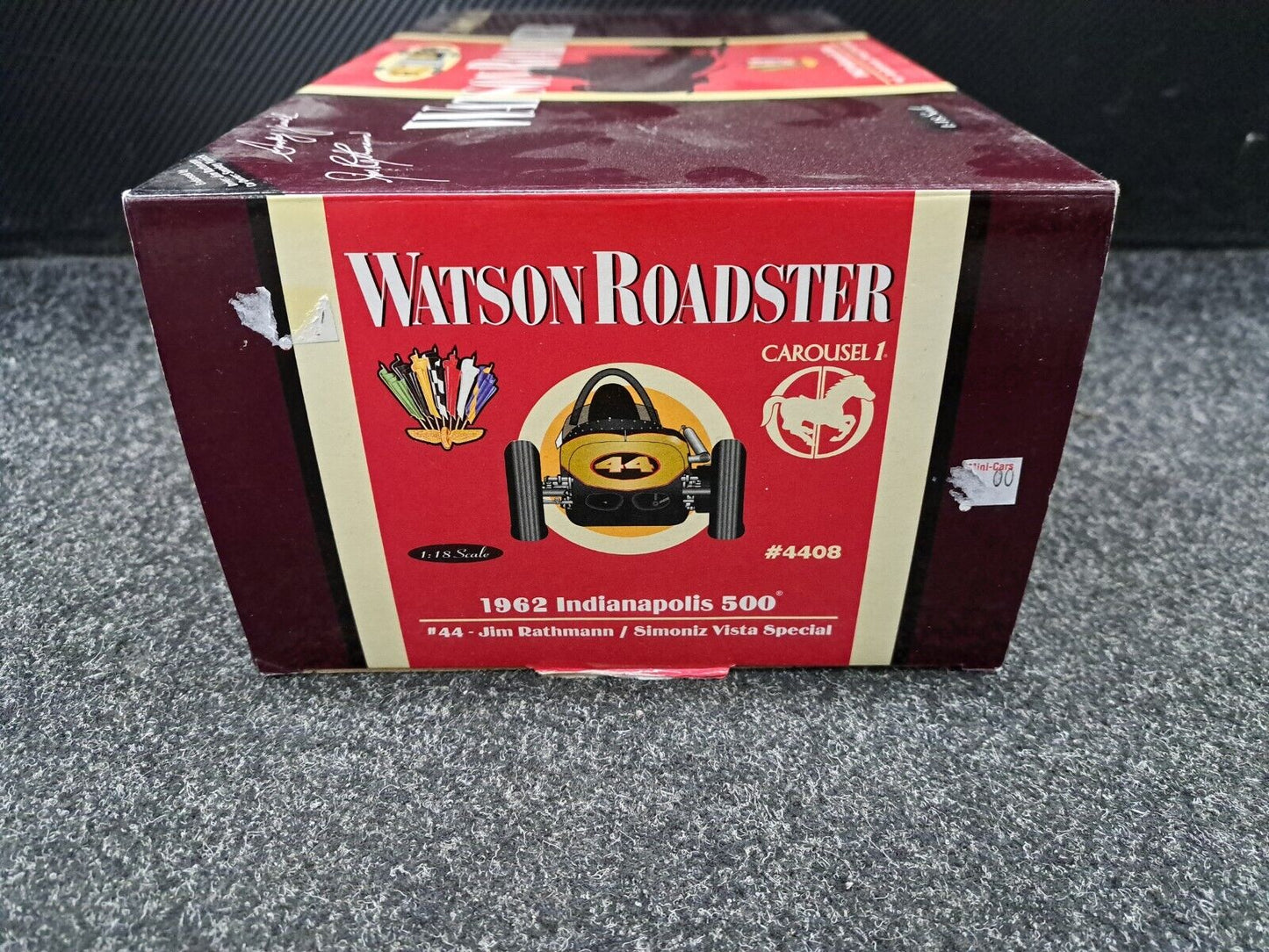 1/18 Carousel1 Watson 1962 Indianapolis 500 #44 Jim Rathman /Simoniz