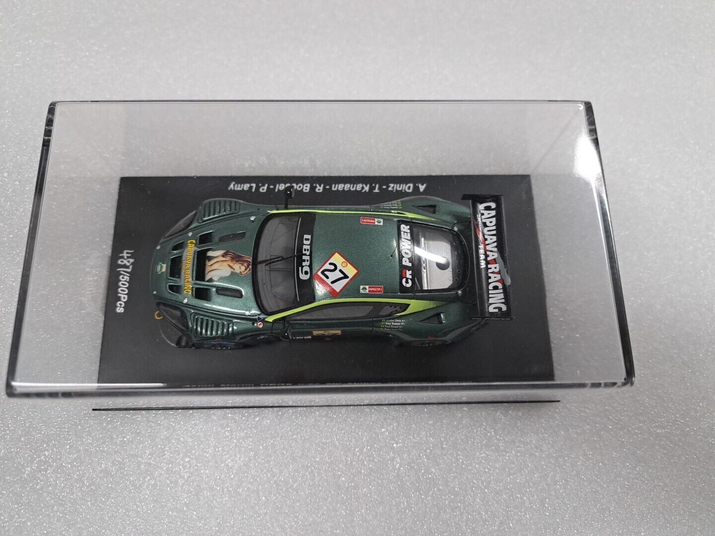 1/43 SPARK S1202 ASTON MARTIN DBR9 N.27 MIL MILHAS INTERLAGOS 2006