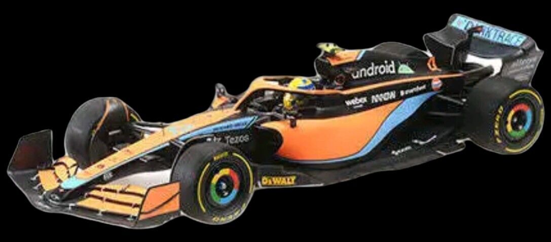 1/18 2022 Lando Norris Bahrain GP McLaren MCL36 Minichamps F1