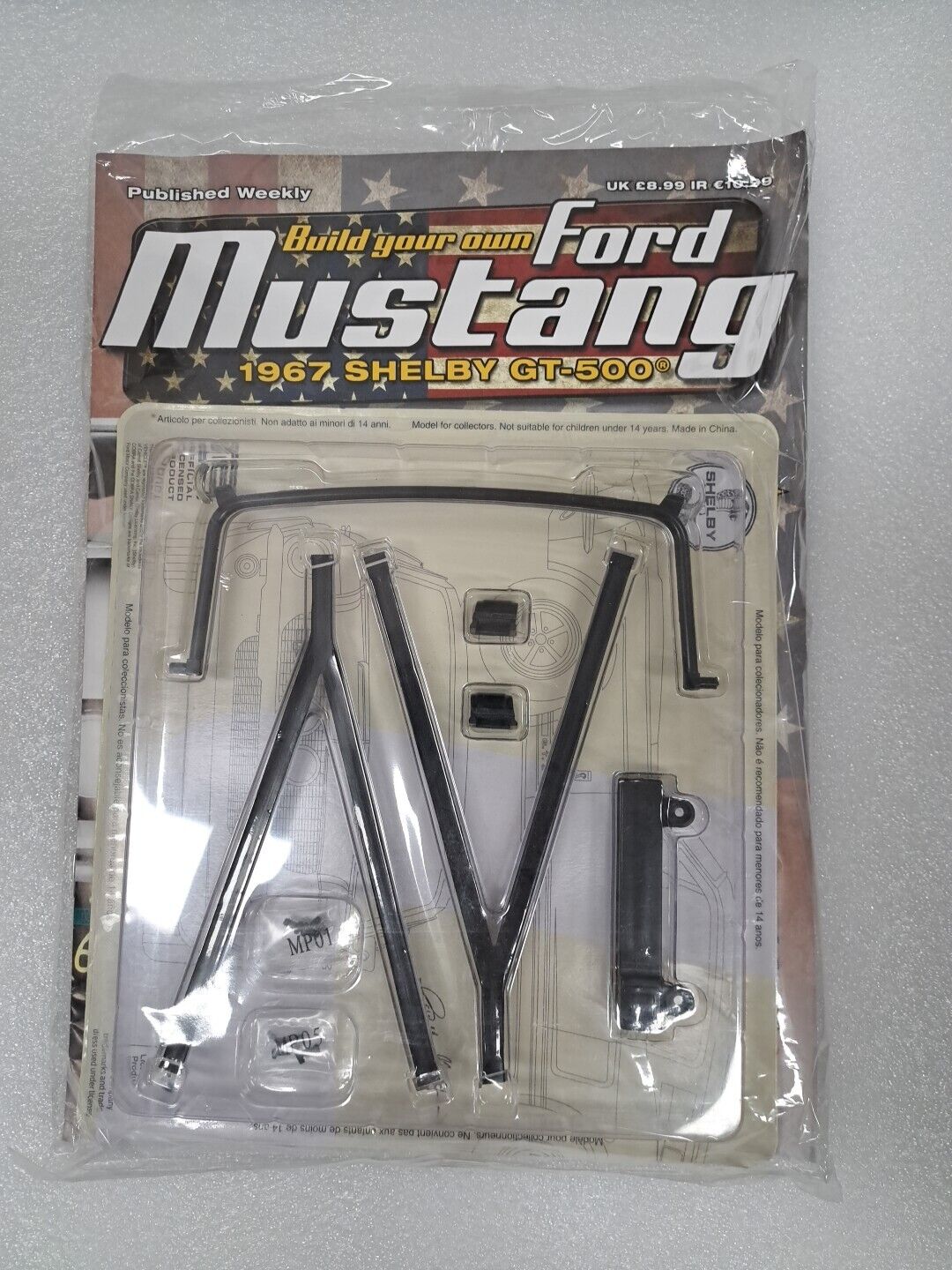 1/8 DeAgostini "Build Your Own" 1967 FORD MUSTANG SHELBY GT500 Issue 60