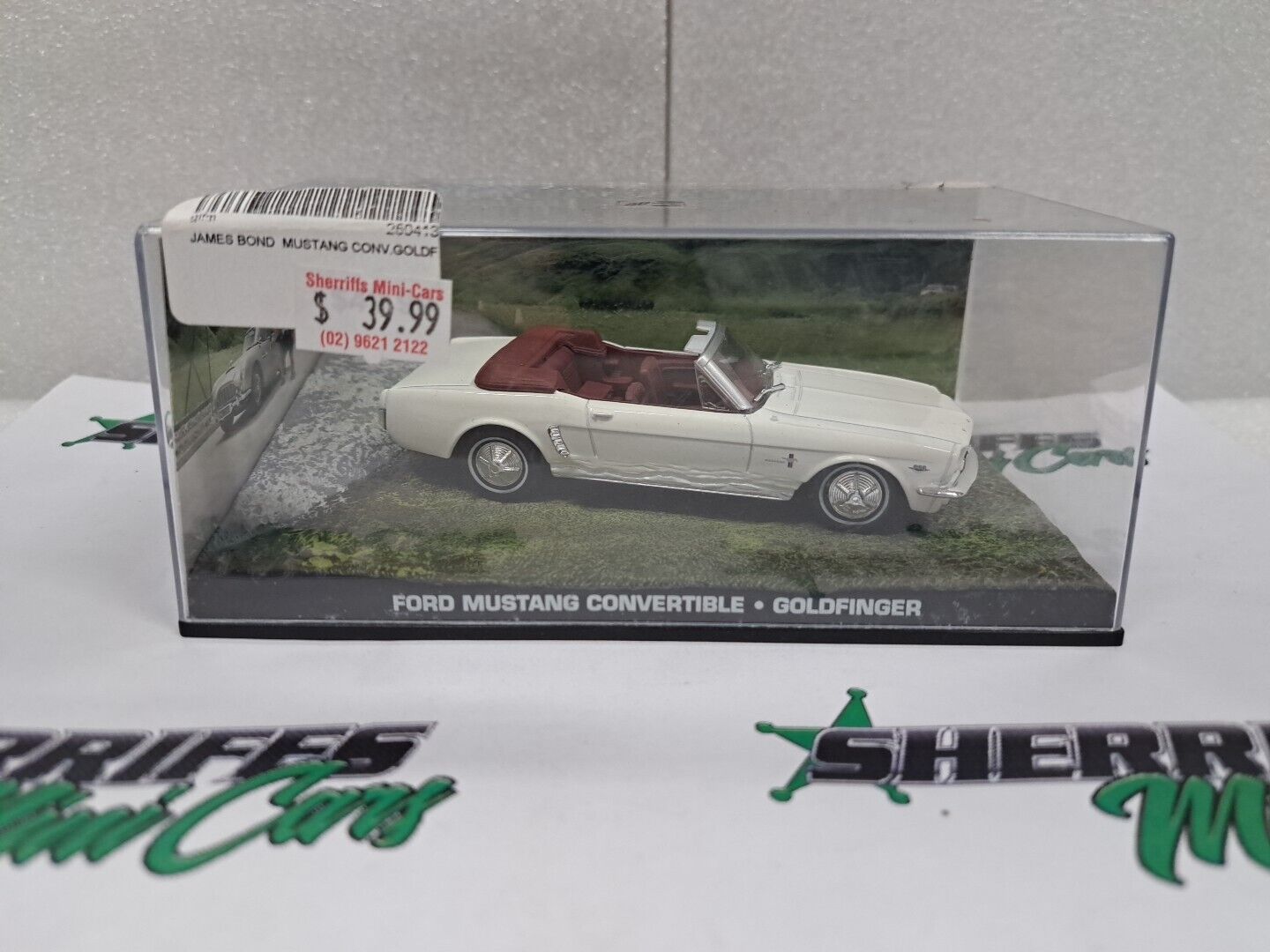 1/43 Ford Mustang Convertible Goldfinger James Bond Eaglemoss