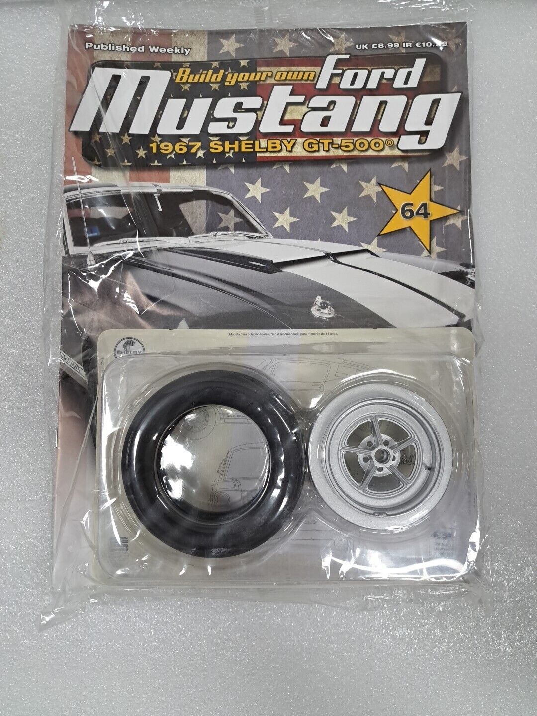1/8 DeAgostini "Build Your Own" 1967 FORD MUSTANG SHELBY GT500 Issue 64