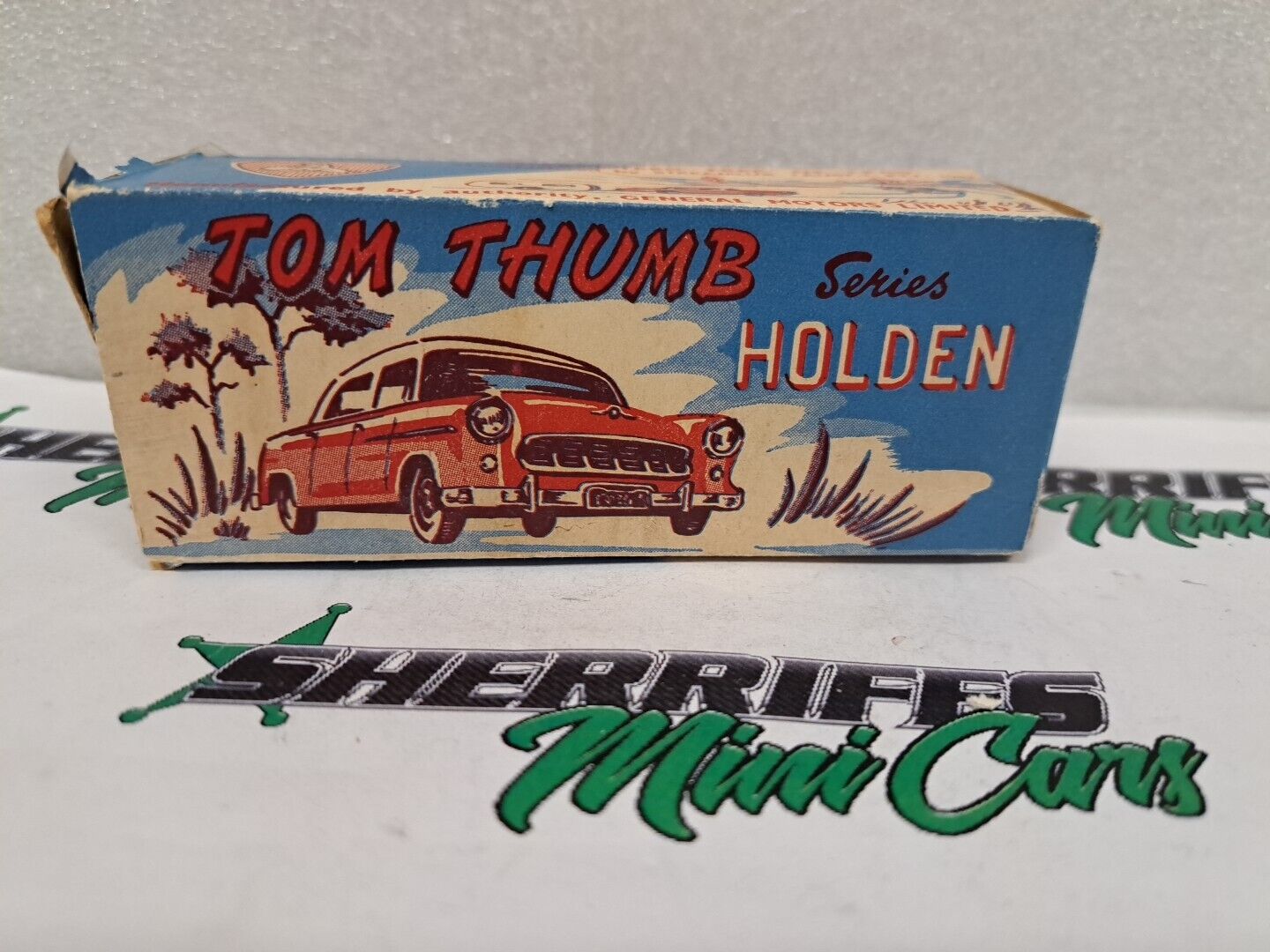 TOM THUMB made by STREAMLUX 1/36 FE HOLDEN painted in Black from a kit