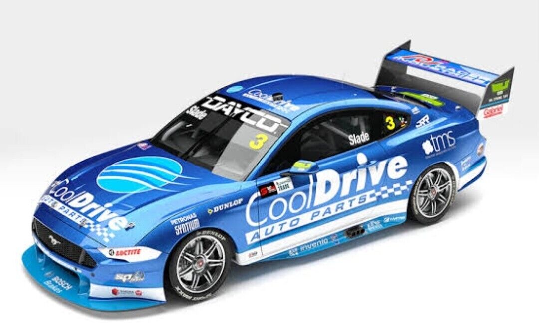 🏁1/18 2022 Slade Cooldrive Racing #3 Ford Mustang Authentic Collectables