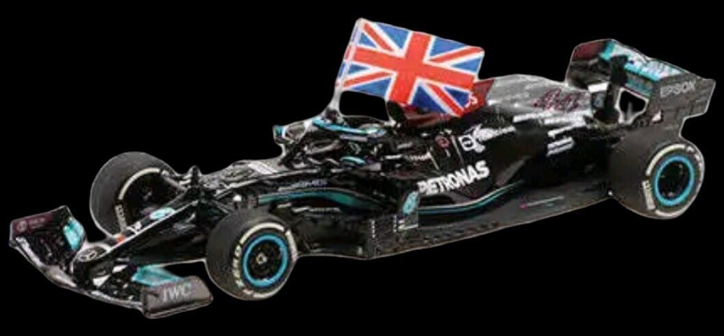 1/43 2021 Lewis Hamilton British GP Winner Mercedes AMG W12 Minichamps