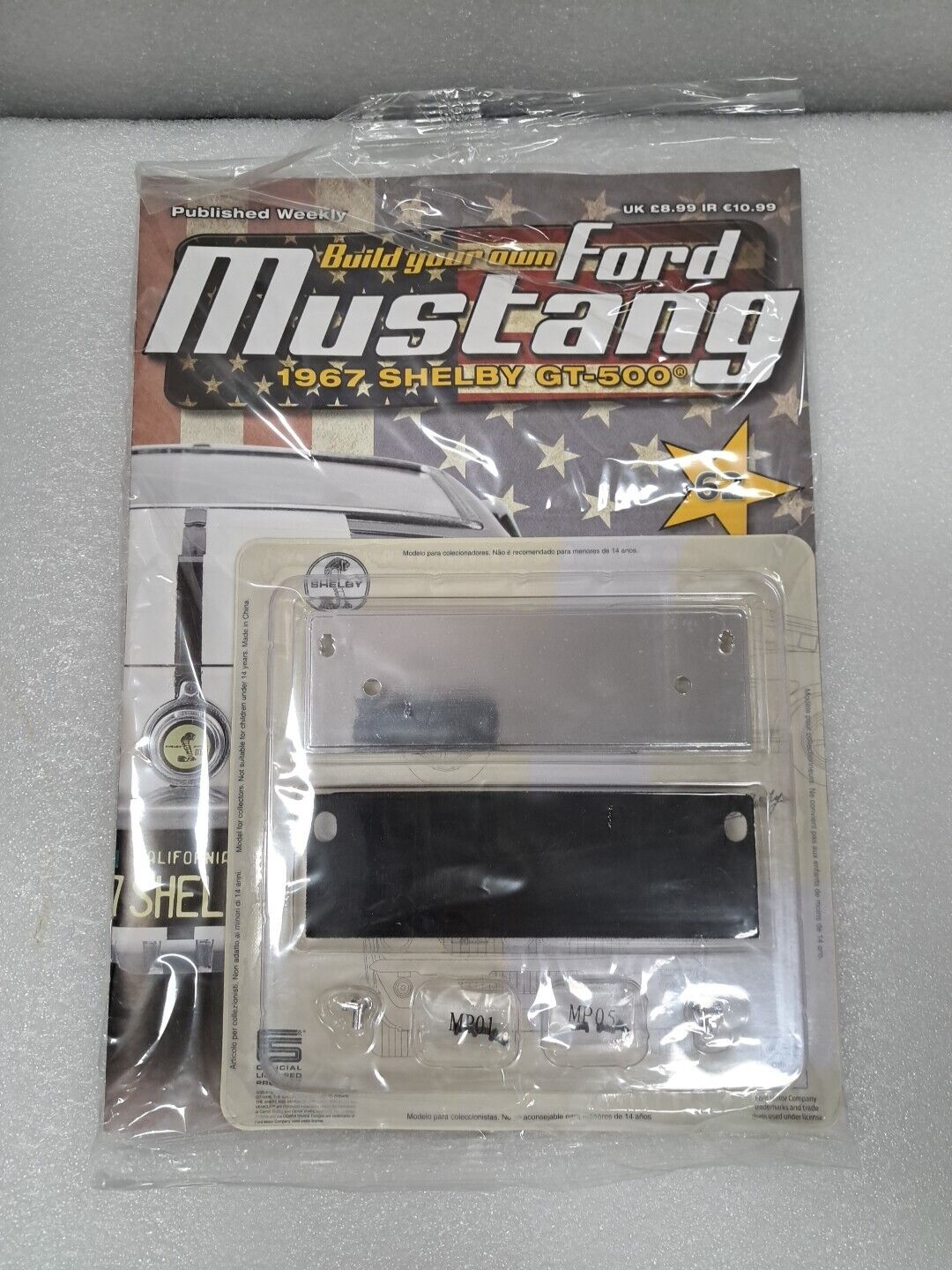 1/8 DeAgostini "Build Your Own" 1967 FORD MUSTANG SHELBY GT500 Issue 62