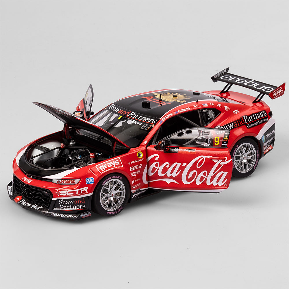 1/18 Coca-Cola Erebus #9 Camaro 2023 Bathurst 1000 Brown/Perkins