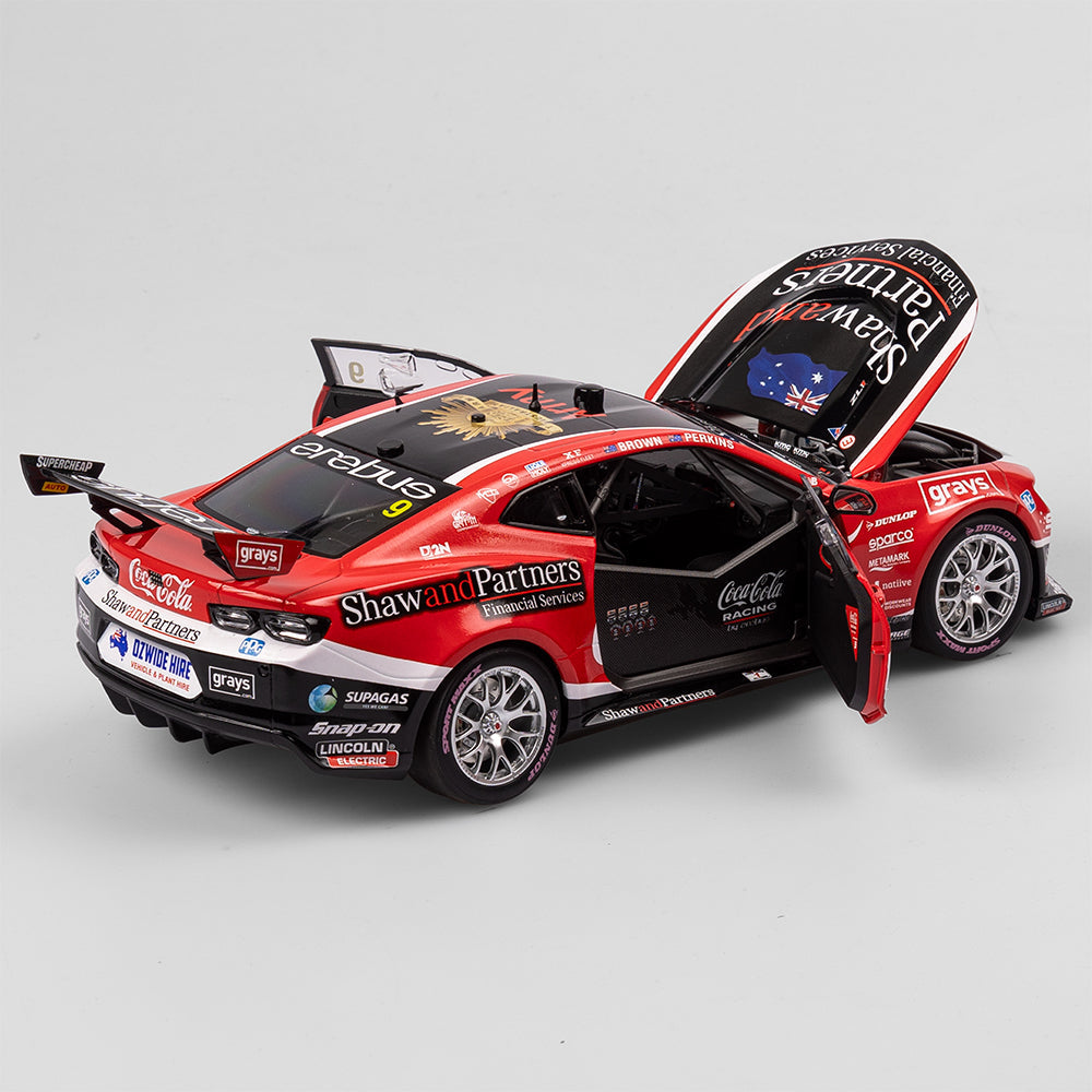 1/18 Coca-Cola Erebus #9 Camaro 2023 Bathurst 1000 Brown/Perkins