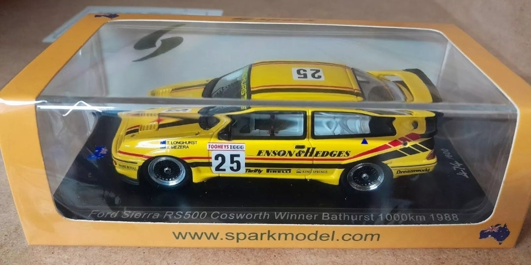 1/43 1988 #25 Tooheys Bathurst 1000 Winner Ford Sierra RS500 Cosworth Longhurst