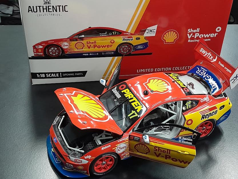 1/18 2022 #17 SHELL MUSTANG GT DJR 1000 WILL & ALEX DAVISON