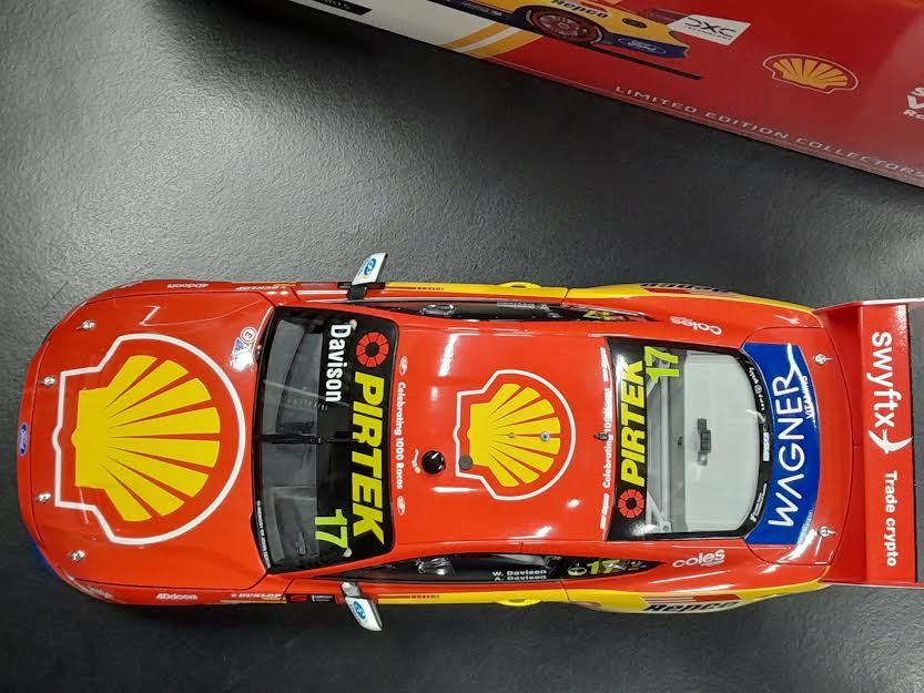 1/18 2022 #17 SHELL MUSTANG GT DJR 1000 WILL & ALEX DAVISON