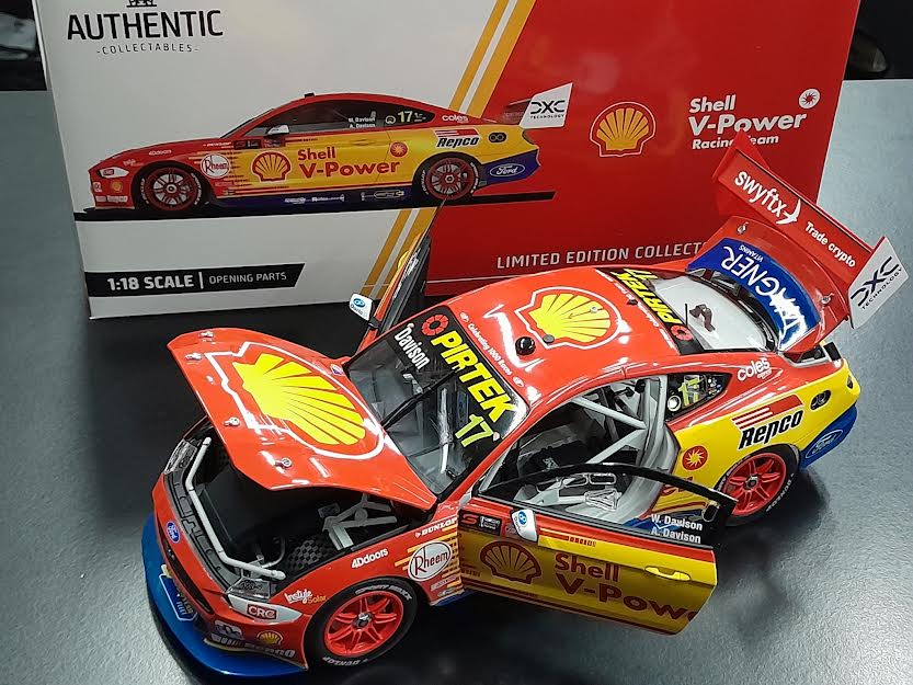 1/18 2022 #17 SHELL MUSTANG GT DJR 1000 WILL & ALEX DAVISON