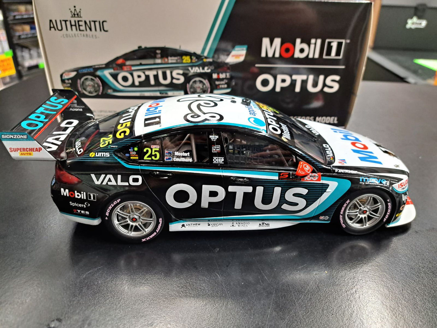 1/18 2022 #25 Mobil 1 Optus Racing ZB Commodore Bathurst 1000 2nd place