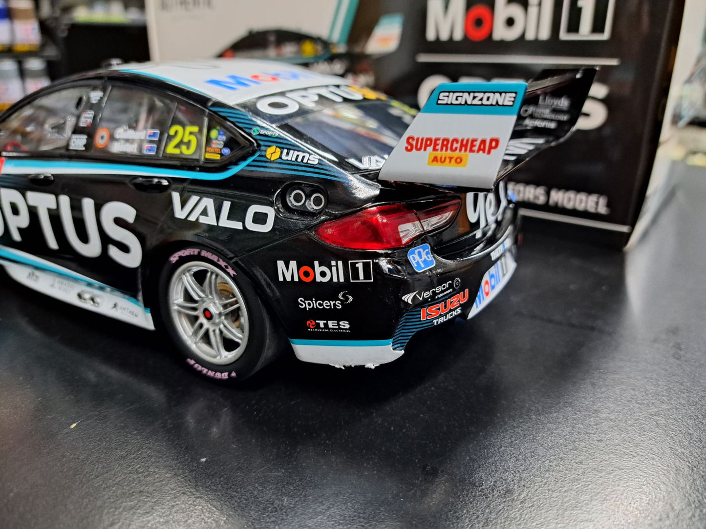 1/18 2022 #25 Mobil 1 Optus Racing ZB Commodore Bathurst 1000 2nd place