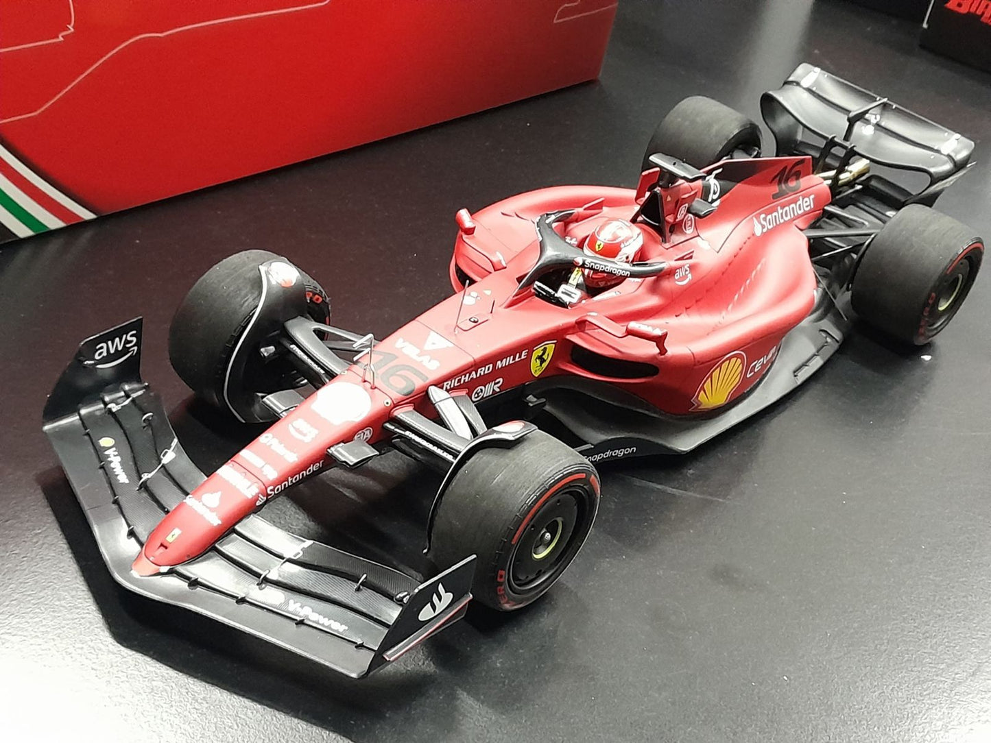 1/18 2022 FERRARI F-75-LECLERC