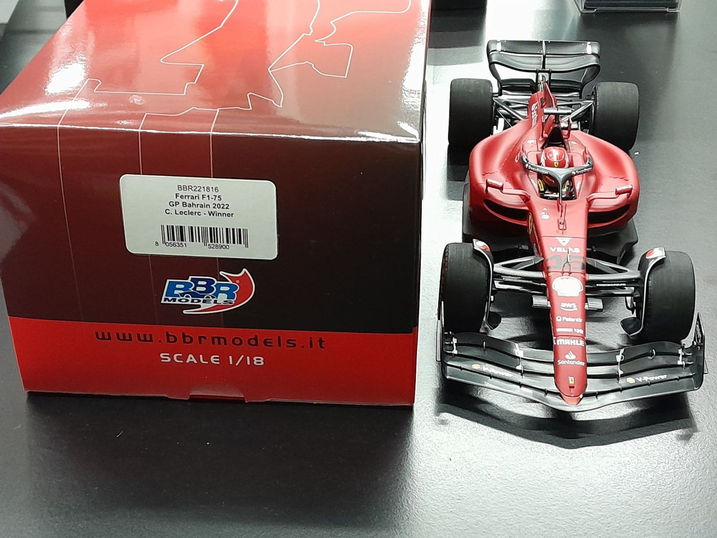 1/18 2022 FERRARI F-75-LECLERC