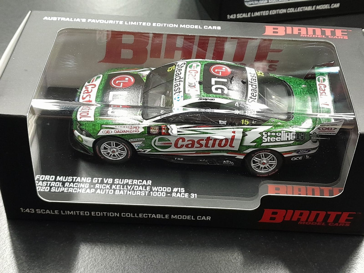 1/43 #15 2020 Kelly/Wood Castrol Racing Ford Mustang