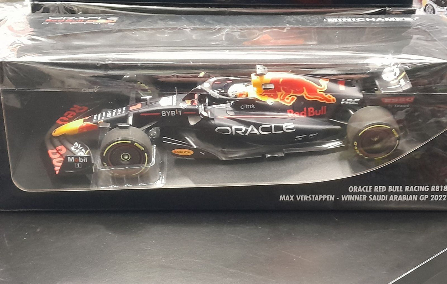 1/18 2022 F1 Max Verstappen Oracle Redbull Racing RB18 SAUDI ARABIAN GP