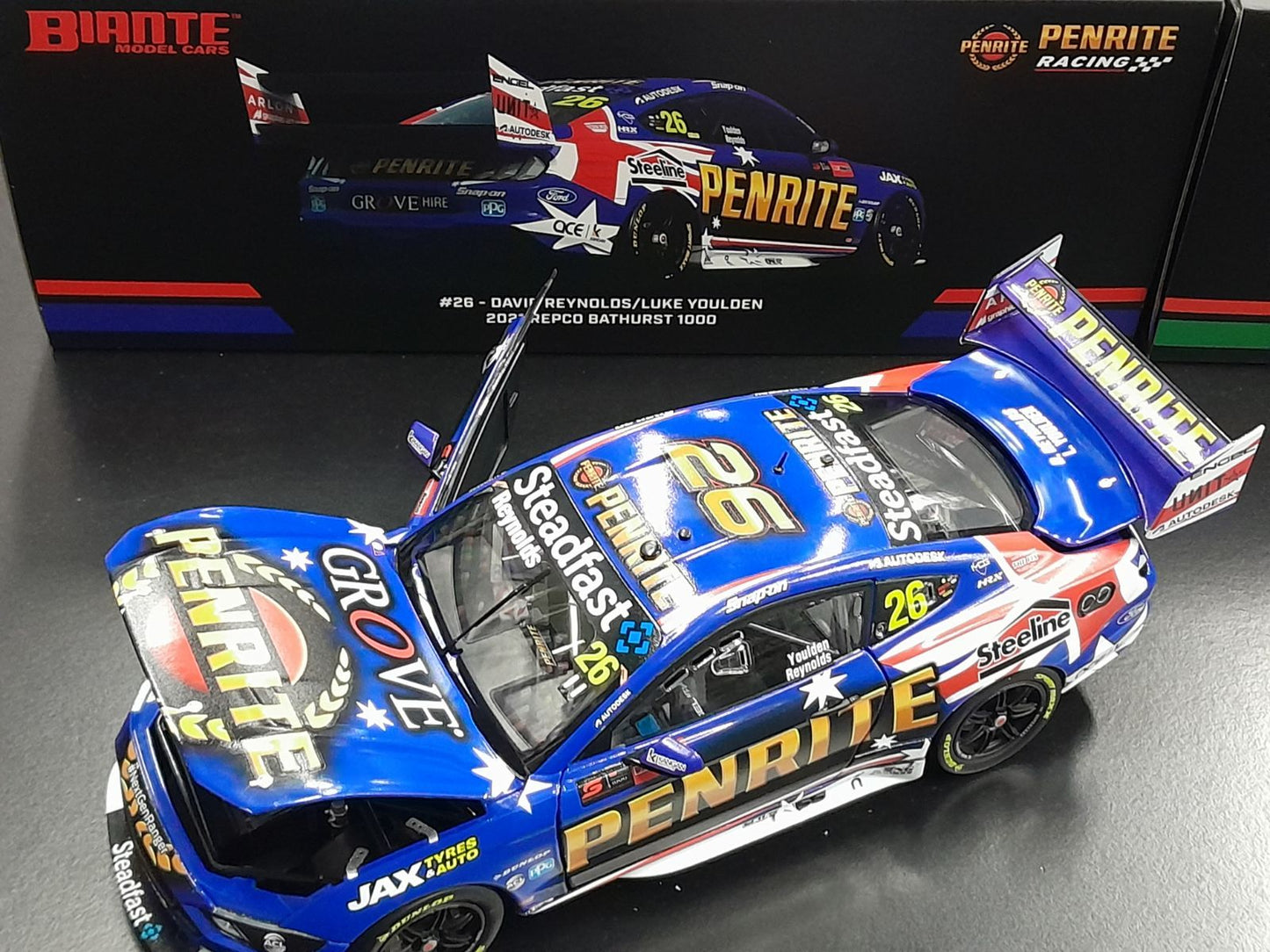 1/18 2021 #26 PENRITE RACING REYNOLDS/YOULDEN MUSTANG