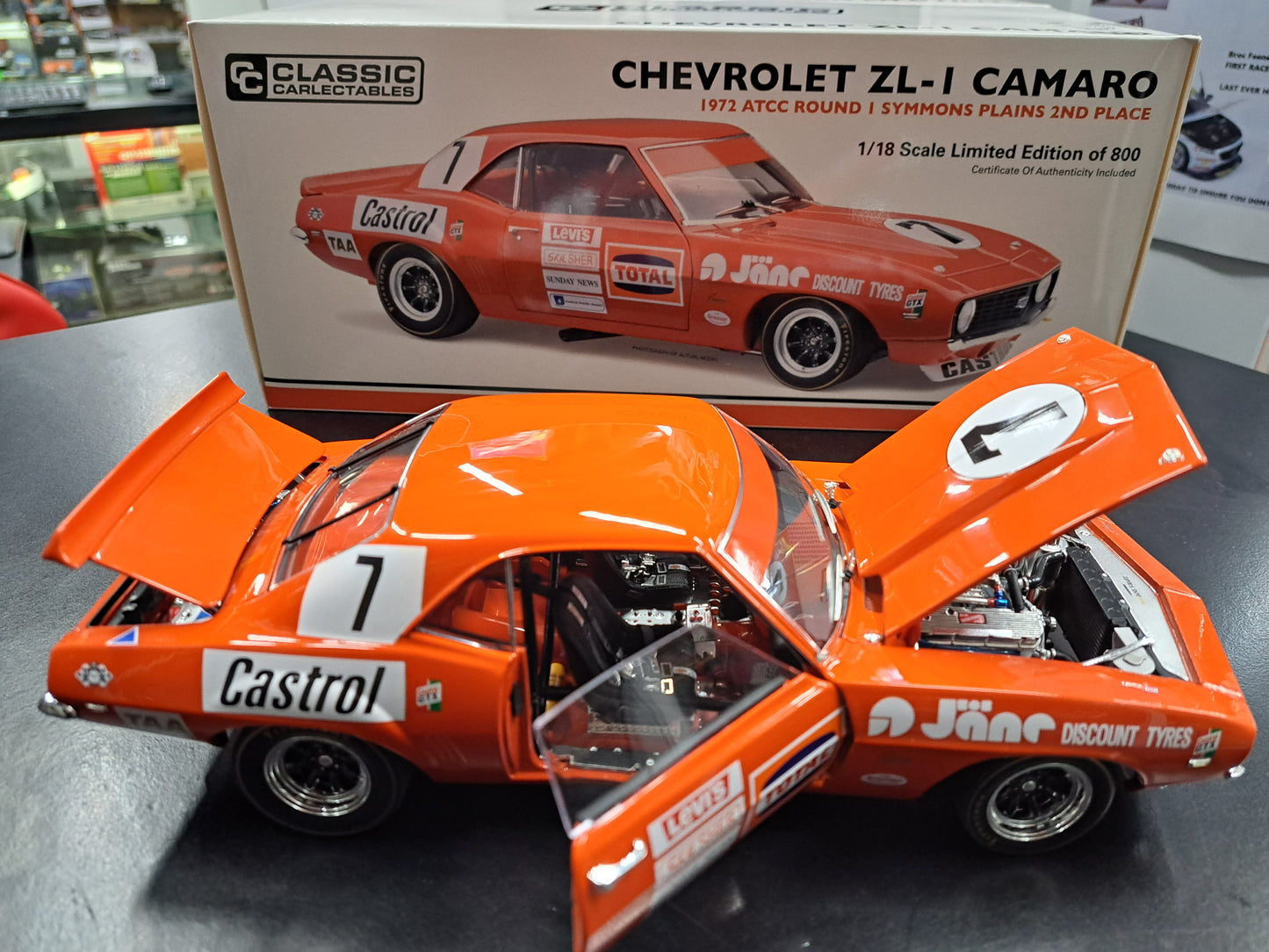 1/18 CHEVROLET ZL-1 CAMARO 1972