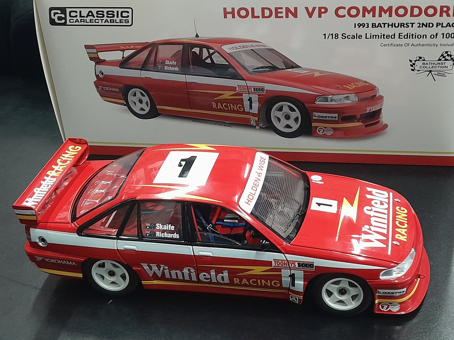 1/18 HOLDEN VP COMMODORE 1993  BATHURST Winfield