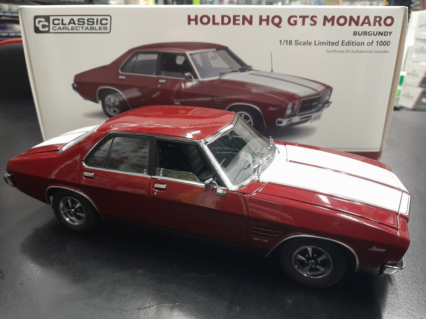 1/18 CC HQ HOLDEN MONARO GTS BURGUNDY