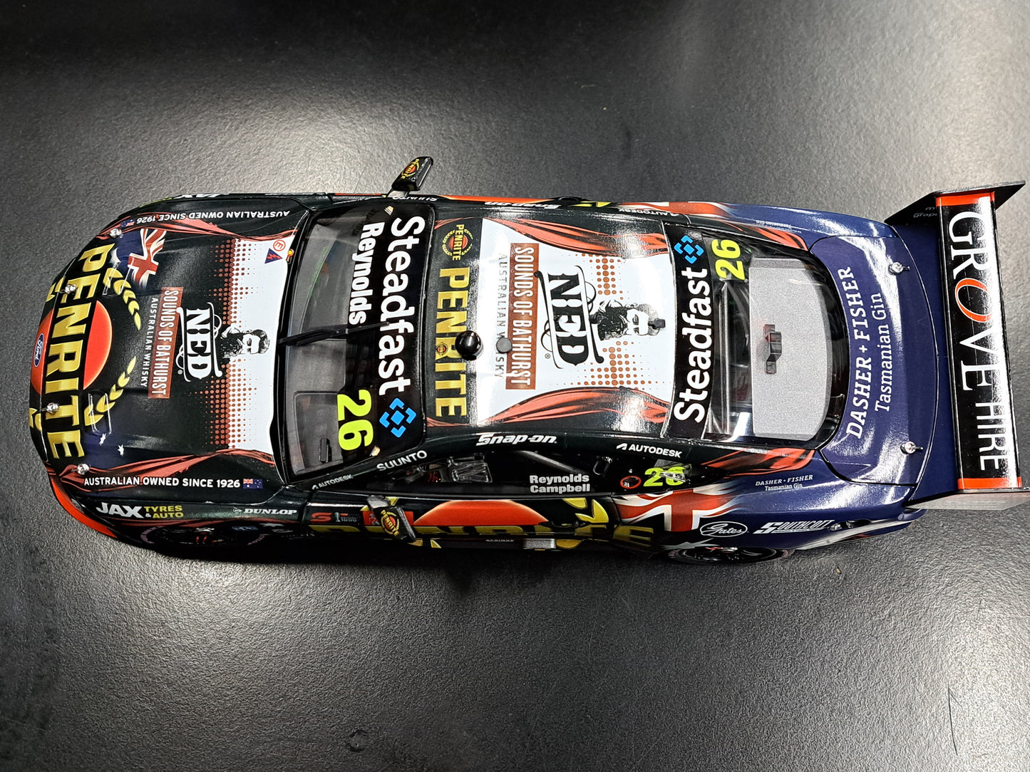 1/18 2022 #26 Penrite Racing Mustang GT REPCO BATHURST 1000