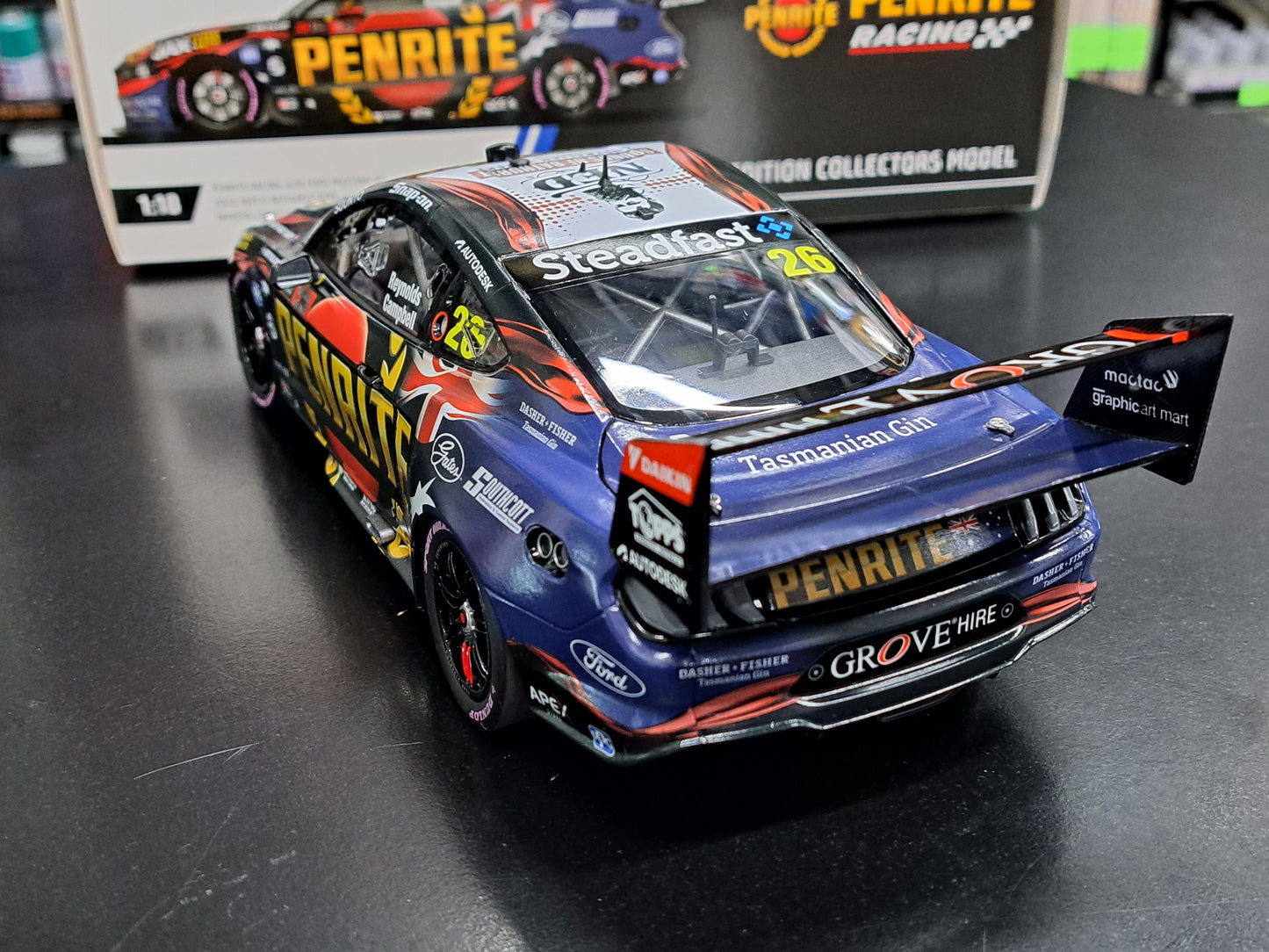 1/18 2022 #26 Penrite Racing Mustang GT REPCO BATHURST 1000