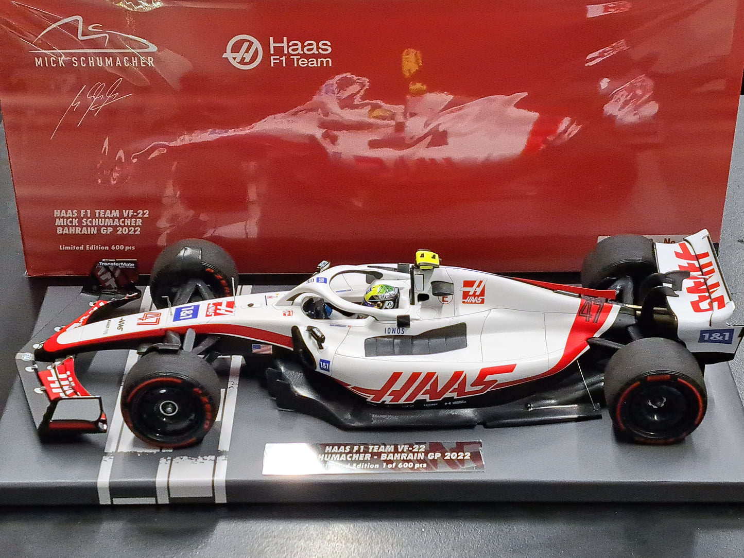 1/18 2022 HAAS F1 SCHUMACHER BAHRAIN