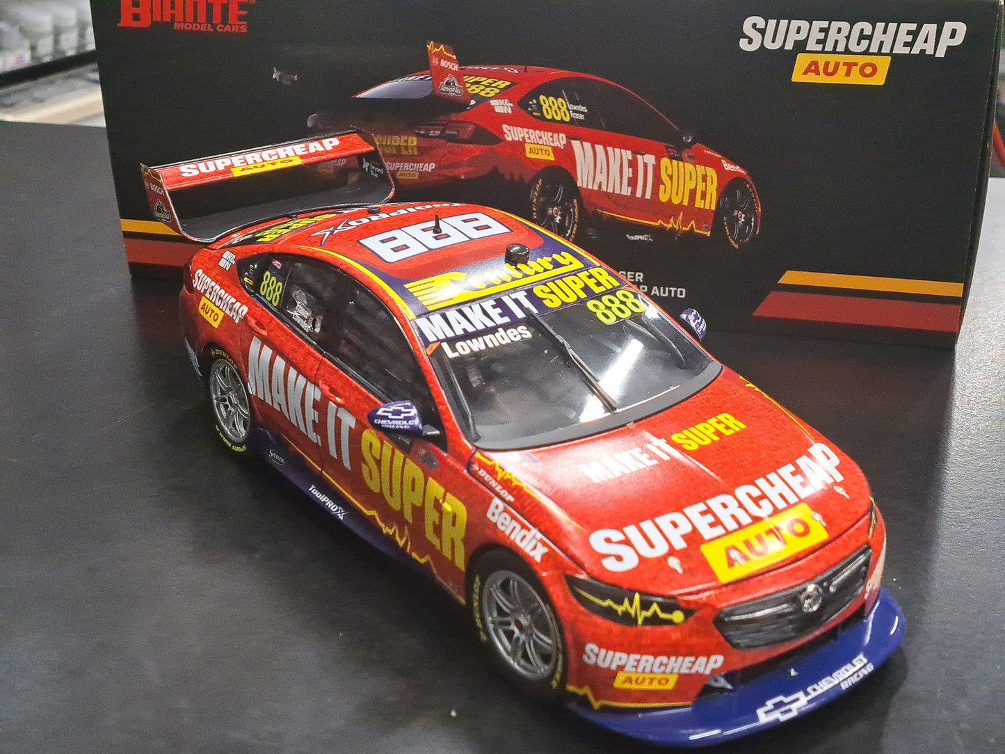 1/18 2022 #888 Lowndes/Fraser Supercheap Auto Bathurst 1000 Wildcard