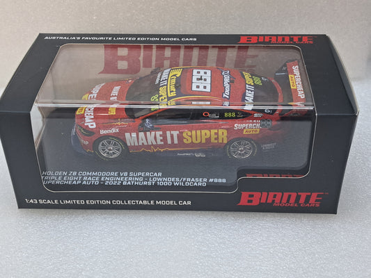 1/43 2022 #888 Lowndes/Fraser Supercheap Auto Bathurst 1000 Wildcard