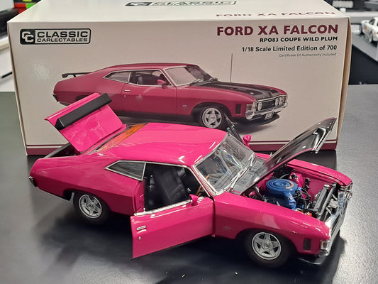 1/18 Ford XA Falcon Coupe Wild Plum