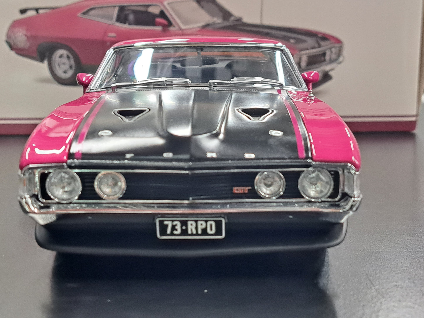 1/18 Ford XA Falcon Coupe Wild Plum